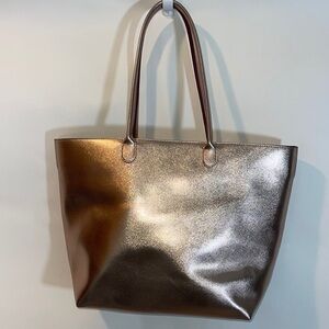 Bath & Body Works Rose Gold Tote Shopper Travel Bag NEW Large Vacation Bag✨